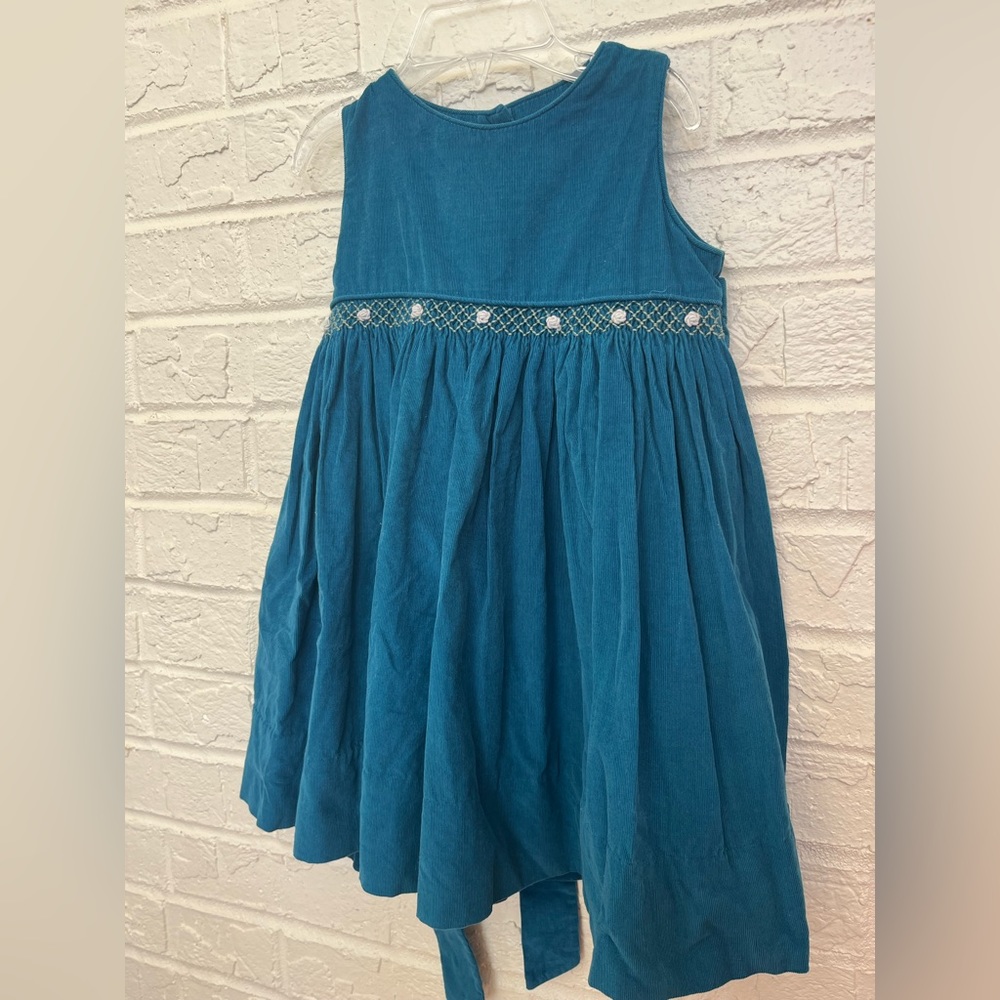Strasburg Embroidered Smocking Dress